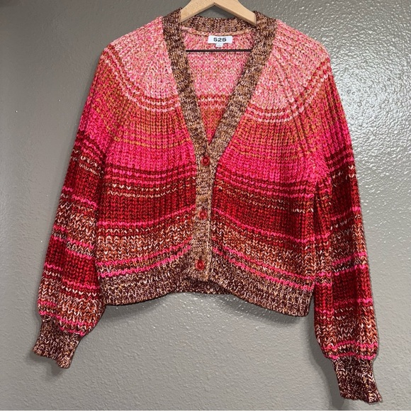 525 anthropology Ombre Cardigan Sweater size L - Picture 1 of 12